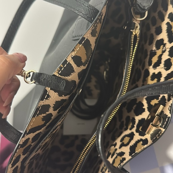 Kate Spade Purse Leopard Interior - Picture 3 of 5